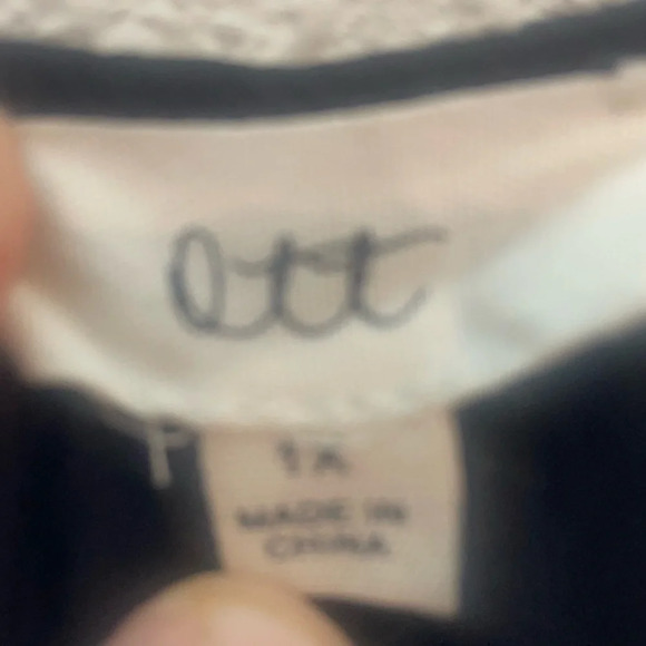 Ott black Midi empire waist Dress- Size 1X - Picture 11 of 11